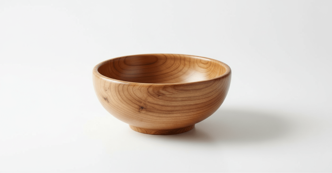 Large Wooden Bowl 2.5 KG - Aharyam Foods
