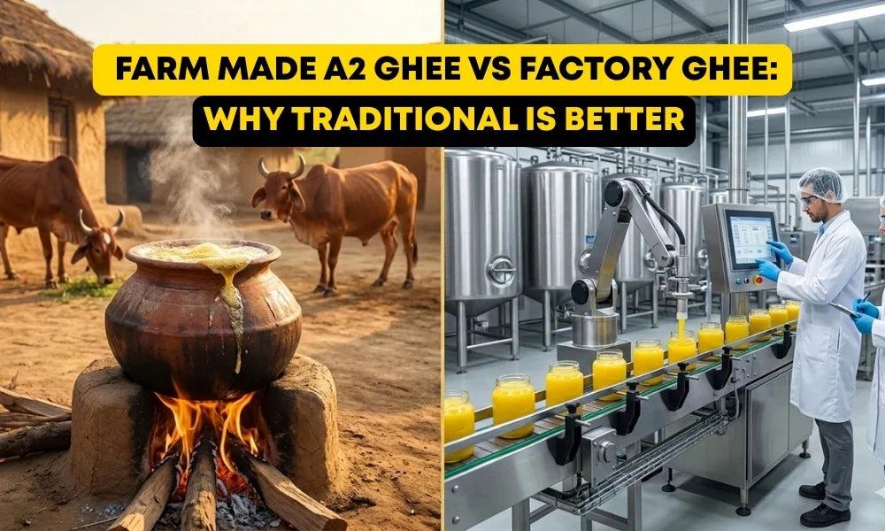 Bilona Ghee vs Normal Ghee: Real Difference | Aharyam Foods