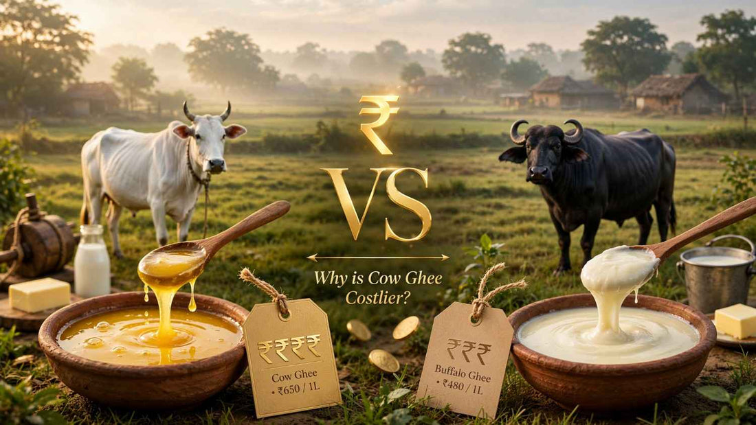 cow ghee vs buffalo ghee