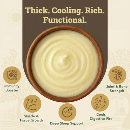 A2 Gir Cow Curd Churned Ghee - Aharyam Foods