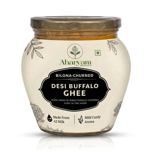 Bilona Churned Desi Buffalo Ghee - Aharyam Foods