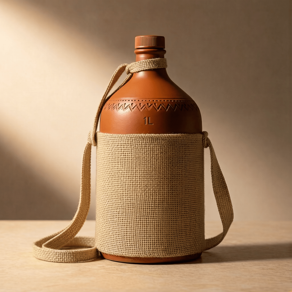 Terracotta Water Jug | Natural Clay Jug - Aharyam Foods