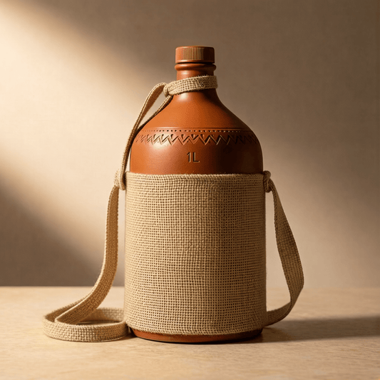 Terracotta Water Jug | Natural Clay Jug - Aharyam Foods